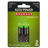 BAUHAUS Polnilne baterije HR6 (AA, 2.300 mAh, 2 kos) | Shoptok.si