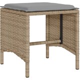  4-dijelni set vrtnih sofa s jastucima bež od poliratana | shoptok.hr