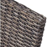  Blagovaonske stolice od kubu ratana i drva manga 2 kom smeđe | shoptok.hr