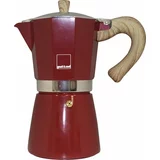 gnali & zani Venezia - aparat za espresso 6 skodelic - rdeča