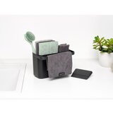 Brabantia Tamno sivi set za pranje suđa od reciklirane plastike SinkSide – | shoptok.hr