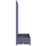  Sadilica s rešetkom tamnosiva 80 x 40 x 121 5 cm pp | shoptok.hr