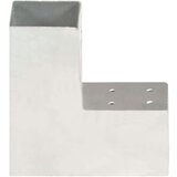 vidaXL spojnici za stupove u l-obliku 4 kom pocinčani metal 81 x 81 mm | shoptok.hr