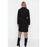 Trendyol Black Belted Wool Cachet Coat | shoptok.hr