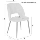 Mömax stol zoe, zelena | Shoptok.si