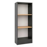 MID.YOU REGAL 52/114/30 cm antracit, medeni hrast | Shoptok.si