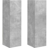 TV zidni ormar 2 pcs Beton 30 x 31 x 100 cm Konstruirano drvo | shoptok.hr