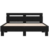  Konstrukcija postelje z vzglavjem Črna Orehovina 140 x 200 cm, (5000102526) | Shoptok.si