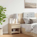  Noćni ormarić boja hrasta sonome 40x30x39 cm konstruirano drvo | shoptok.hr