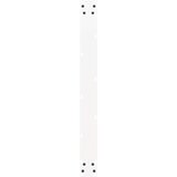  Noge za blagovaonski stol U-oblik 3 kom Bijele 90 x (72-73) cm Čelik | shoptok.hr