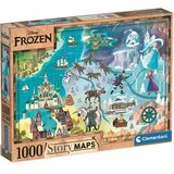 Clementoni 1000-delna zemljevidna sestavljanka Disney: Ledeno kraljestvo - | Shoptok.si