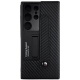 Elegant futrola na preklop holster za samsung S25 ultra/ karbon cene