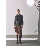 Reserved Suknja s asimetričnim rubom - tamnosmeđe | shoptok.hr