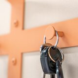 Spinder Design Rožnato-oranžen jeklen stenski obešalnik 66 cm Frondo – | Shoptok.si