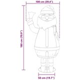 vidaXL Božičkov Claus med 200 LED Toplo bela 100 x 180 cm blago | Shoptok.si