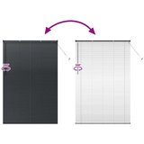  Zavjesa za prozor sa zavjesama Ostalo Crna 150 x 220 cm Aluminij | shoptok.hr