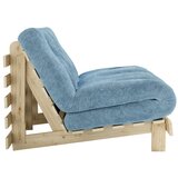 Karup Svijetlo plava sklopiva sofa od samta 140 cm Roots – | shoptok.hr