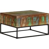  Stolić za kavu 68 x 68 x 41 cm od masivnog obnovljenog drva | shoptok.hr