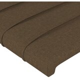  LED uzglavlje tamnosmeđe 180x5x118/128 cm od tkanine | shoptok.hr
