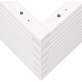  Vrtna sadilica bijela 70x40x45,5 cm od masivne borovine | shoptok.hr
