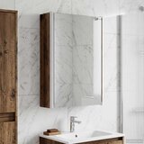  Kupaonski ormar s ogledalom Staro drvo 33 x 11,5 x 50 cm | shoptok.hr