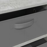  Kreveta s ladicama Betonski sivi 60 x 33,5 x 84 cm | shoptok.hr