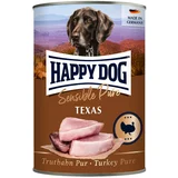 Happy Dog Varčno pakiranje Sensible Pure 24 x 400 g - Texas (čisti puran)