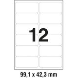  ETIKETE LK 99,1X42,3MM POLYESTER PK25L ZWECKFORM 4772-25 PROZIRNE | Shoptok.si