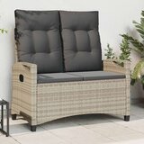  Vrtna klupa s jastukom 105 x 60 x 112 cm čelik | shoptok.hr
