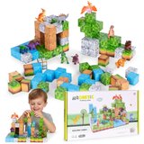  Magnetni set građevinski blokovi, Dinosauri - 114 dijelova | shoptok.hr