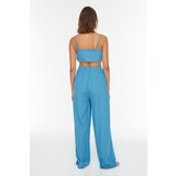 Trendyol Indigo Lacing Detailed Blouse-Pants Set | Shoptok.si