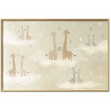  Plakat - Loving Giraffes 60x40 Zlatni okvir | shoptok.hr