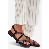 VINCEZA Flat Sandals With Decorative Straps | shoptok.hr