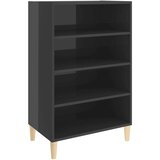  Komoda visok sijaj siva 57x35x90 cm iverna plošča, (20656411) | Shoptok.si