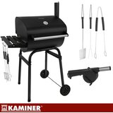 Kaminer Vrtni roštilj s poklopcem 82x51x117cm | shoptok.hr