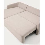 Kave Home Bež sklopiva kutna garnitura od šenila (s desnim kutom/s ležaljkom) Laira – | shoptok.hr