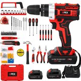  OPEX OPX28034 akumulatorska udarna bušilica/odvijač 21 V, 2 baterije + set alata u koferu | shoptok.hr