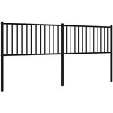  Metalno zamjensko uzglavlje crno 200 cm | shoptok.hr