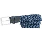 Alberto Belt Multicolor Mens Navy 100