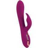 Javida 3 Function Vibrator with Rotating Massage Pearls Purple Cene
