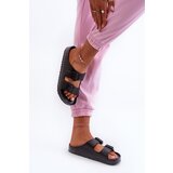 EVENTO PE1 Women's Foam Flip-Flops with Buckles Black Luciene | ePonuda.com