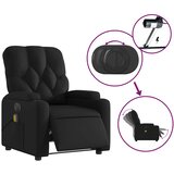  Električni masažni naslonjač od umjetne kože crni | shoptok.hr