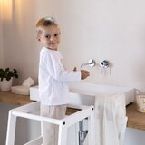 Vipack Bijeli toranj za učenje od masivne bukve Forrest – | shoptok.hr