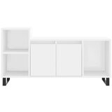 TV omarica bela 100x35x55 cm inženirski les, (20914205) | Shoptok.si