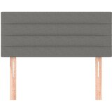  Uzglavlje tamnosivo 100x5x78/88 cm od tkanine | shoptok.hr