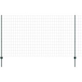 vidaXL Euro ograja z 5 U drogovi Zelena 1.4x10 m Jeklo | Shoptok.si