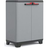Keter niski ormarić za pohranu Stilo sivo-crni 90 cm | shoptok.hr