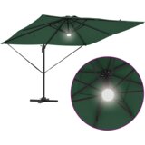  Roma dežnik Zelena 286 x 285 x 270 cm Aluminij in Poliester, (5000045802) | Shoptok.si