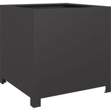  Vrtna sadilica crna 50 x 50 x 50 cm čelična | shoptok.hr