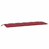  Jastuk za vrtnu klupu boja vina 180 x 50 x 7 cm tkanina Oxford | Eponuda.ba